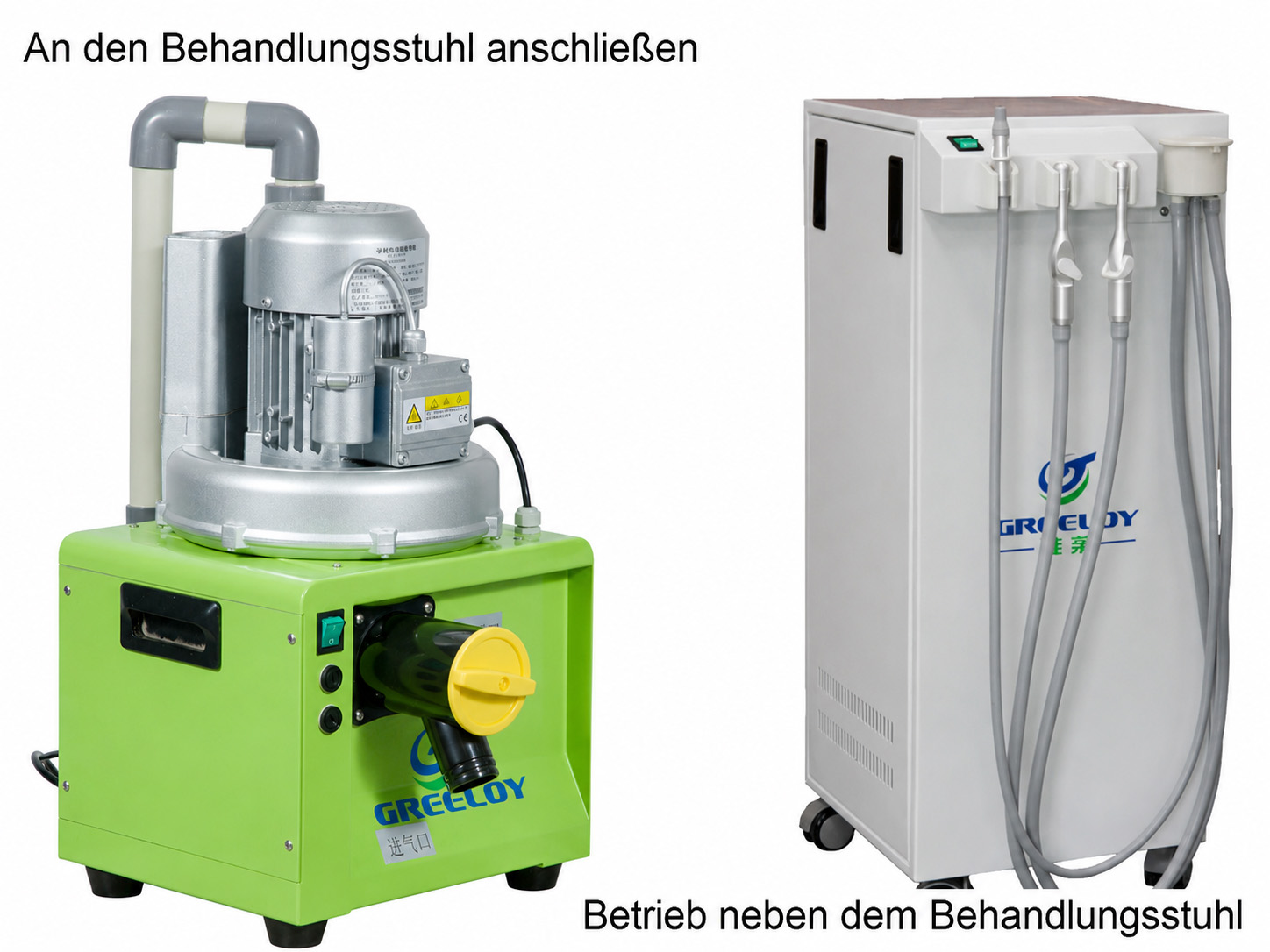 GREELOY&reg; GS-02 Tragbares Dental absaugger&auml;t f&uuml;r Zahnheilkunde Klinik & Chirurgie Raum 1100W 600 L/min